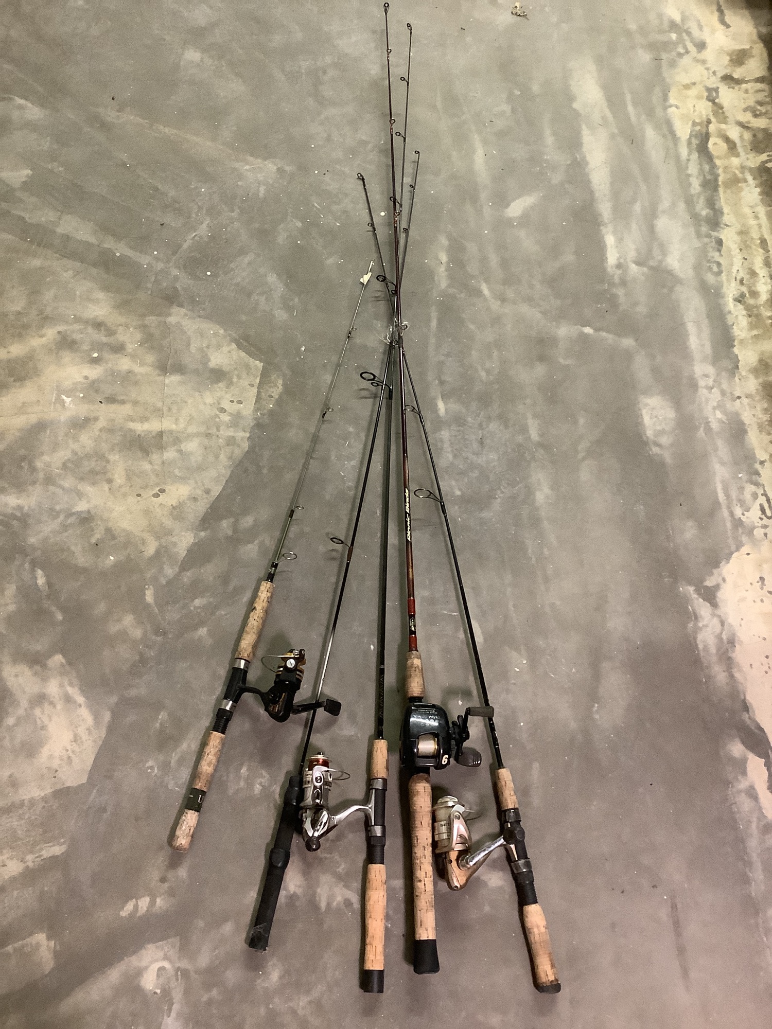 Rod and Reel Fishing Gear Combo Mitchell 320 reel Gander Mountain