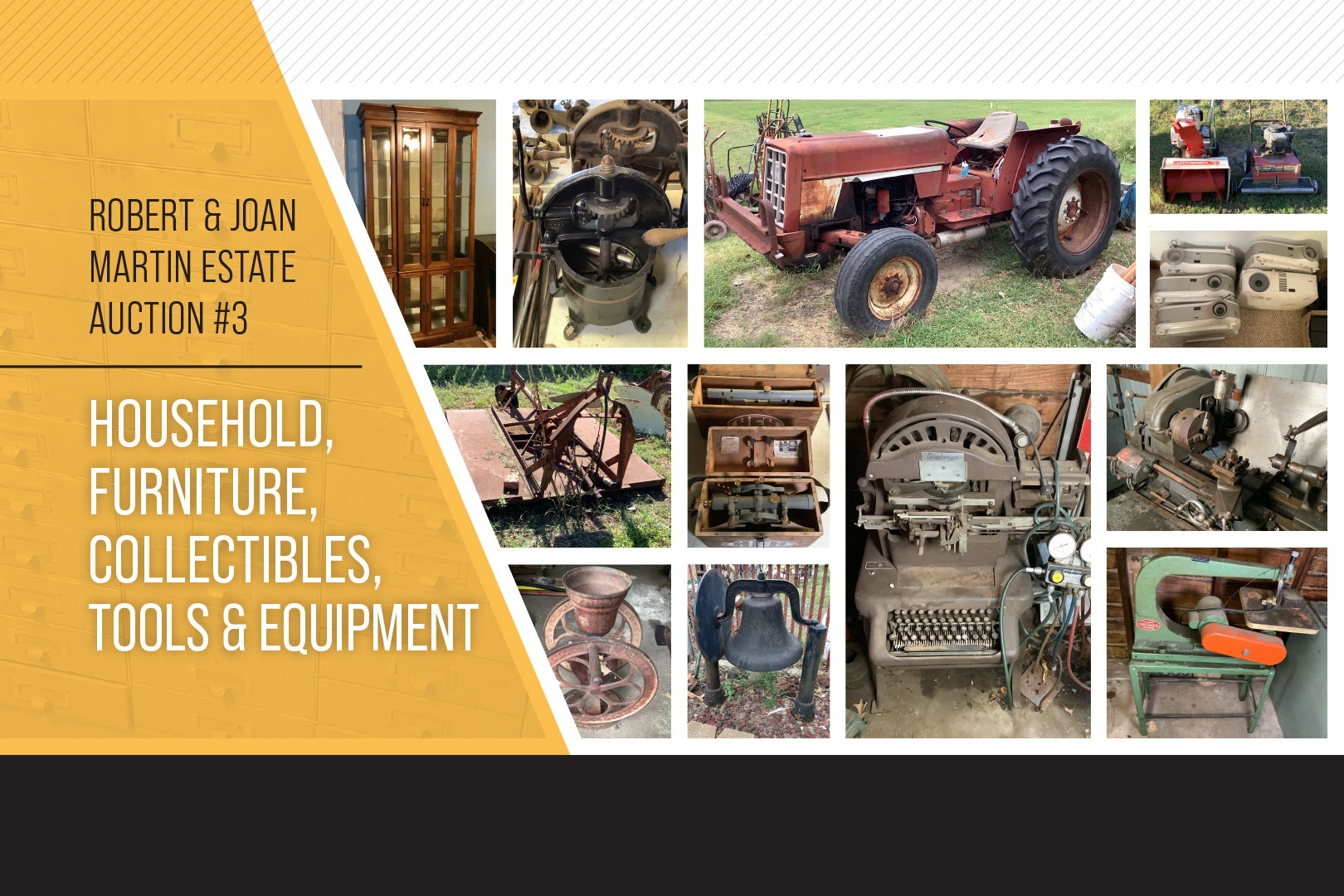 Lot #8  Personal Property Auction: Furniture, Lawn & Garden