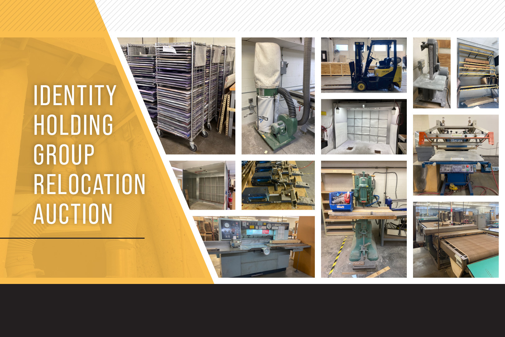 Identity Group Relocation Auction - Commercial Signage Equipment,  Machinery, Tools & Office Furniture, 313 S. Ida, Wichita, KS 67211 -  McCurdy | Real Estate & Auction