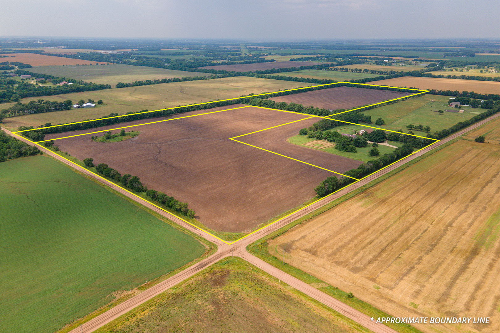 (Valley Center) Home And 58 Acres Offered In 3 Parcels, 1803 W 109th St N., Valley Center, KS