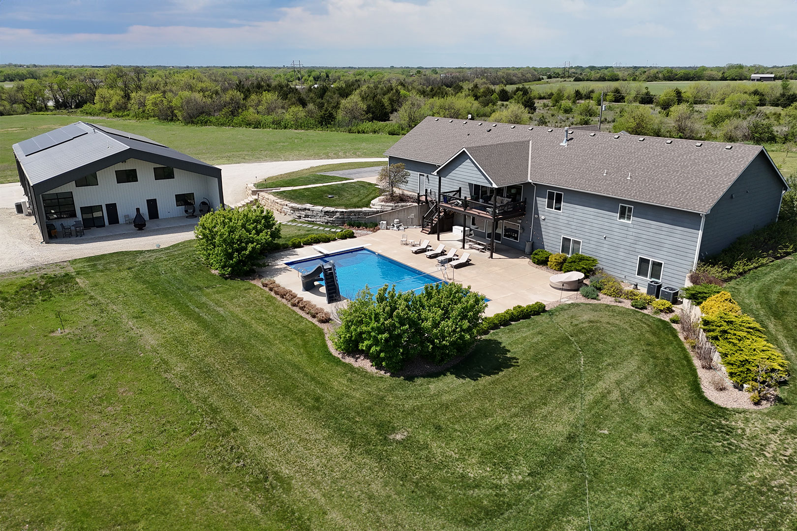 Experience Unparalleled Luxury Country Living with this Auction NE of Wichita